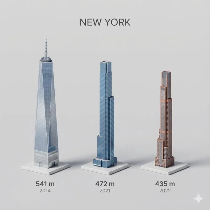 Z-Image Prompt - Miniature 3D cartoon city tallest buildings Pixar